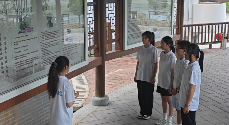 三明学院三基色绘清风照“福”行社会实践团赴宁化开展廉洁主题社会实践活动