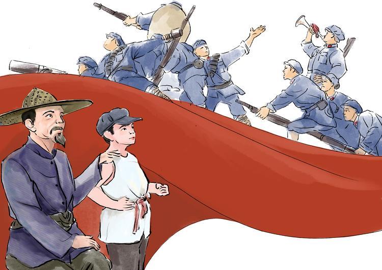 泰宁红色故事主题插画(张钰创作)